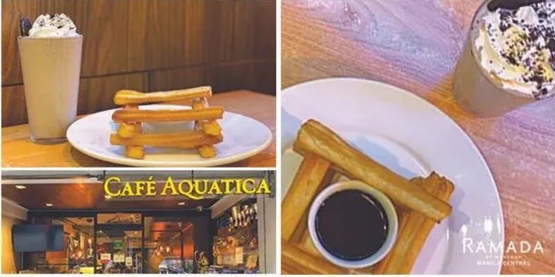 OREO MILKSHAKE AND CHURROS by Cafe Aquatica
